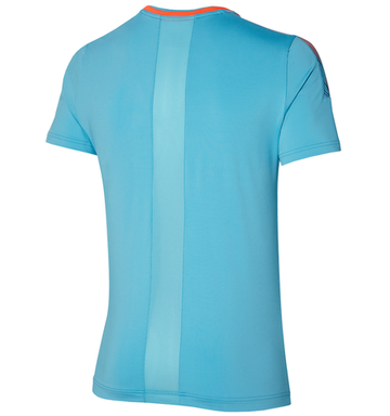 Мужская теннисная футболка Mizuno Shadow Tee - небесный