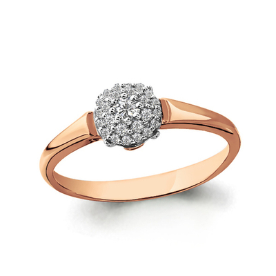 963130к Кольцо из Золота с бриллиантами из коллекции "Miracle"