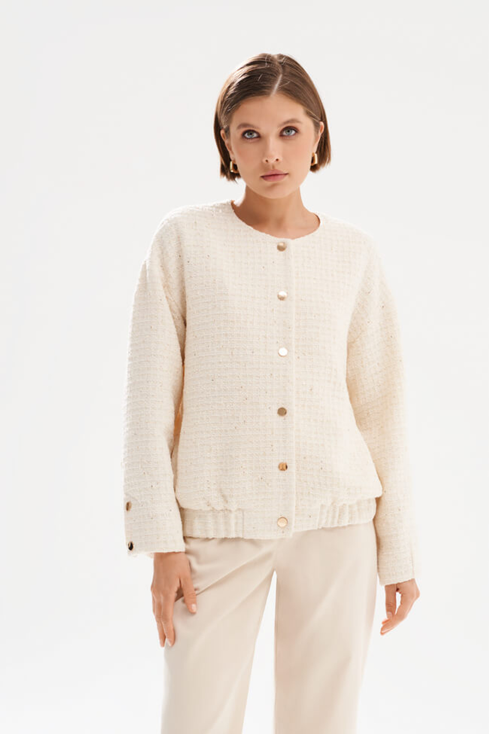 1986 Блузон женский (сливочно-золотистый)