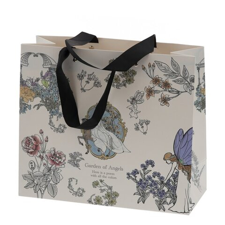 GAEM Пакет подарочный M (бумага 250г/м2, блок 12шт), L30 W12 H26 см