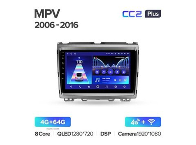 Магнитола Teyes CC2 Plus 4-64 Mazda MPV LY 2006-2016 9.0"