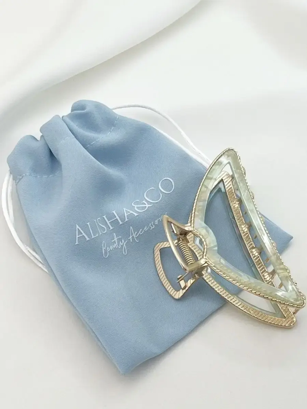 Аксессуар для волос Крабик средний металл Elegance