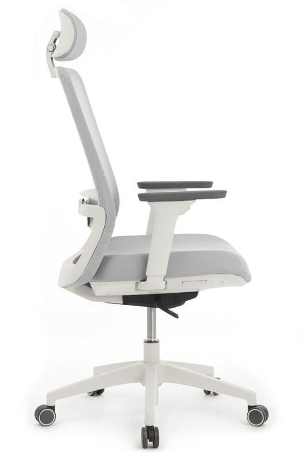 Кресло Riva Ворк W-218C WHITE Светло-серый