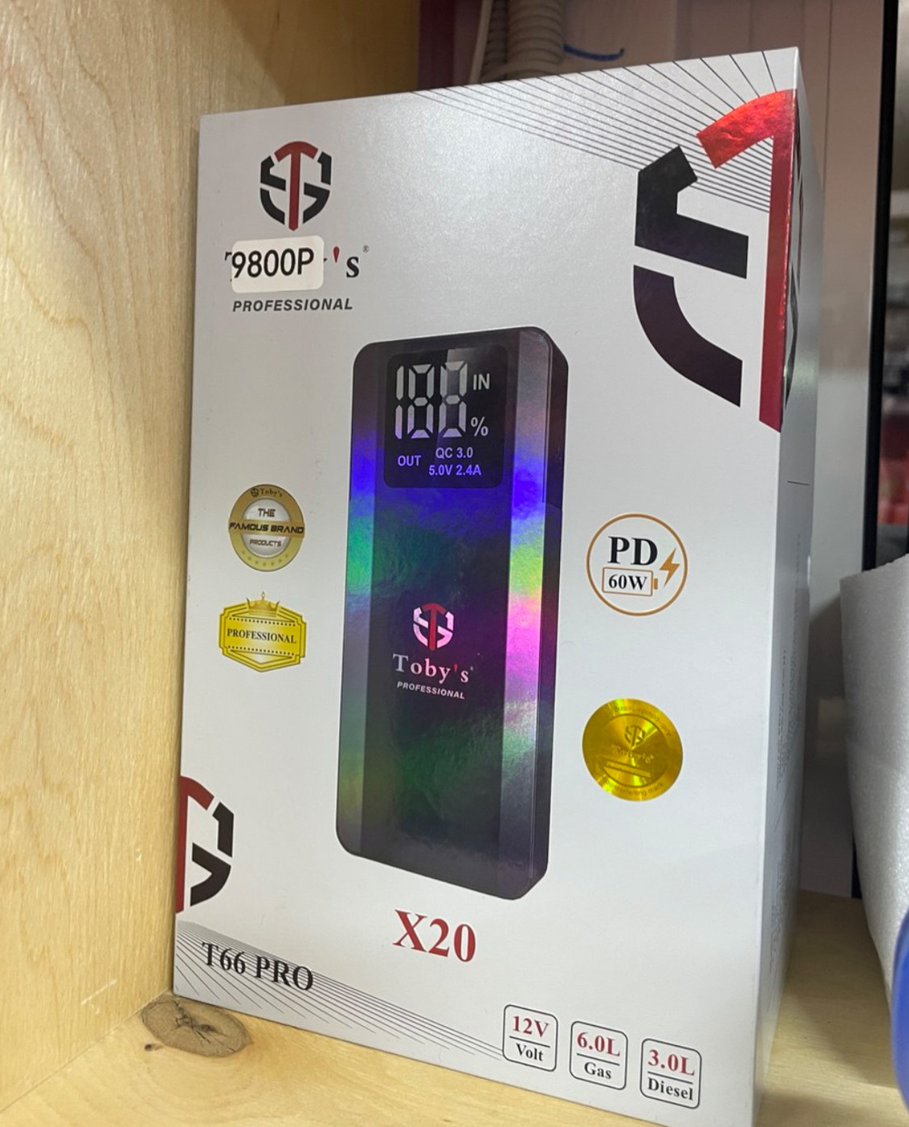 X20 (T66 PRO) - X7 Toby’s / Автостарт, Пуско-зарядное устройство