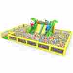 Большой сухой бассейн «Веселые зверята», 12х8х3,5 м — для детских развлекательных центров