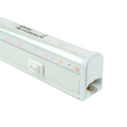 ULI-P42-18W-SPBX IP40 WHITE Светильник для растений светодиодный линейный. 560мм. выкл. на корпусе. Алюминий. Спектр с дальним красным для рассады и досвечивания в период роста. TM Uniel