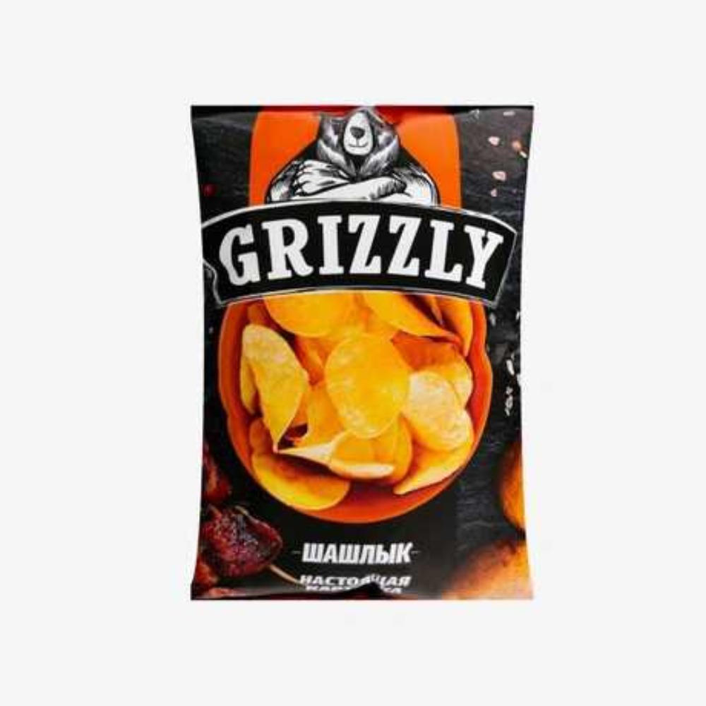 Чипсы Grizzly шашлык 55 гр