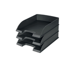 Лоток горизонтальный Leitz Plus A4 242x330x60мм черный пластик 52270095