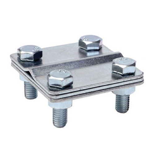 Соединитель пруток-полоса с разделительной пластиной 57х57 мм горячеоцинкованная сталь DKC NG3102