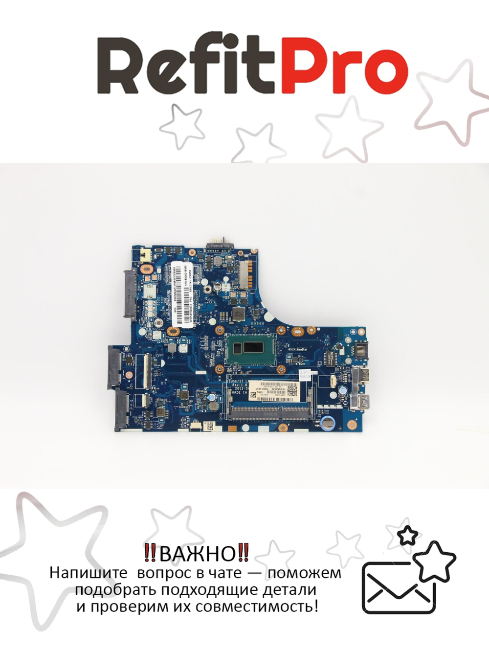 Материнская плата для ноутбука Lenovo M30-70 W8P UMA I5-4210 (5B20G18969), оригинал