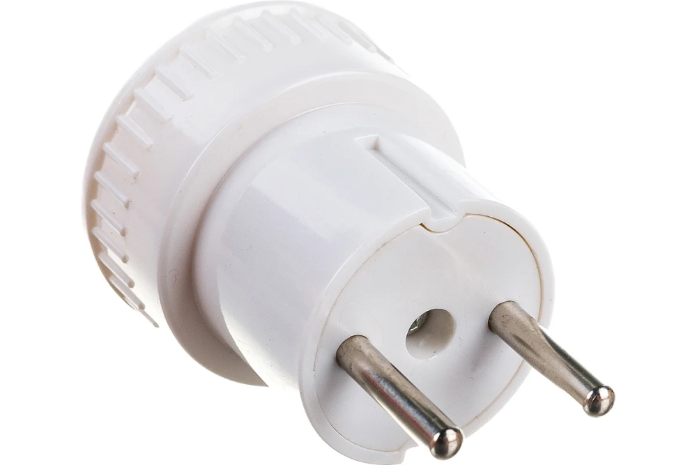 Сетевой адаптер STEKKER без заземления, 250В, 10A, IP20, белый, ADP10-05-20 39005