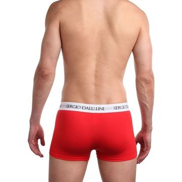 Мужские трусы боксеры красные Sergio Dallini SD2941-1