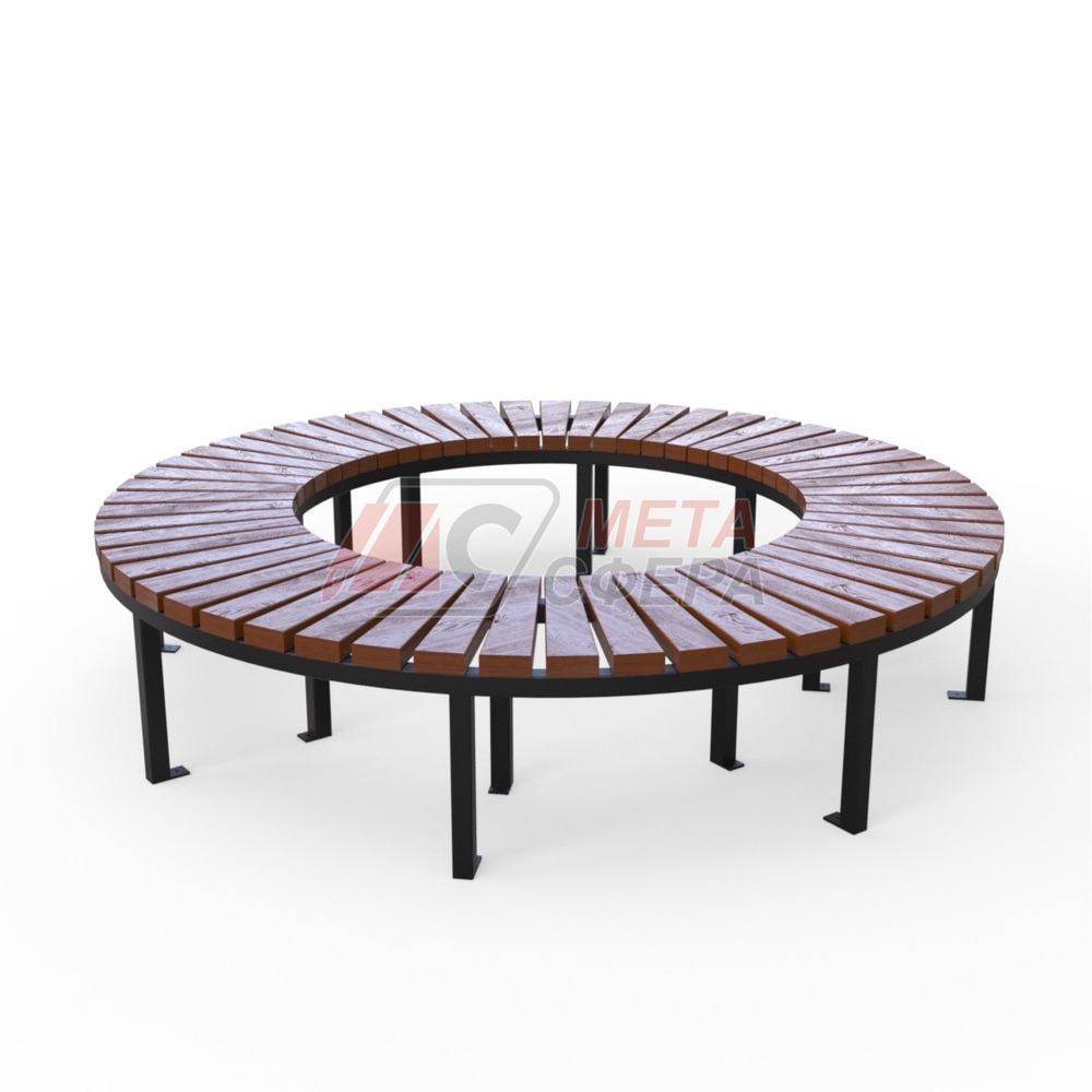 Лавка Блок радиусная