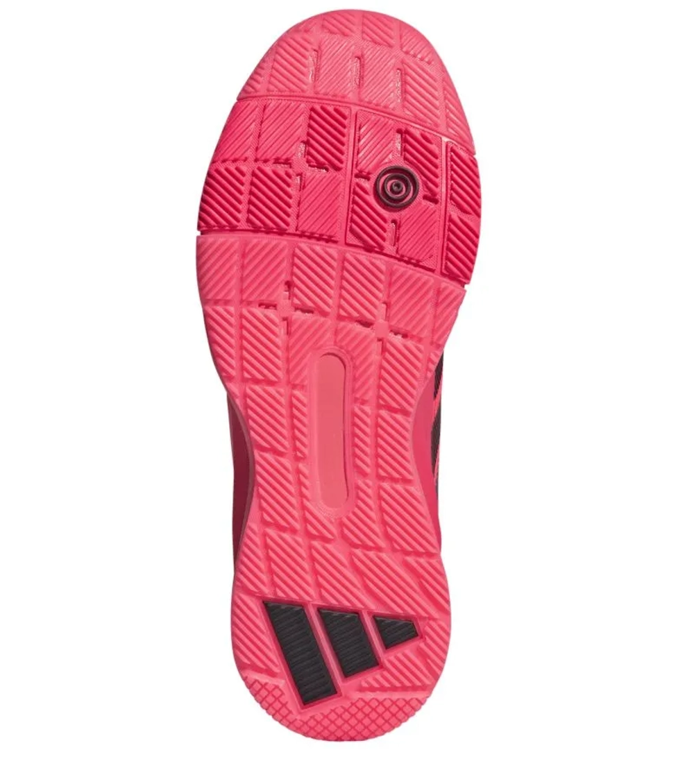 Мужские кросовки для Padel Adidas Crazyquick LS Padel M - solar turbo/core black/lucid red