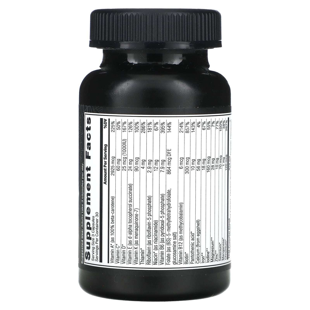 Ancient Nutrition, мультивитаминный комплекс для беременных, 90 капсул