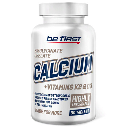 Be First Calcium Bisglycinate Chelate + K2 + D3 (90 таб.) [M]