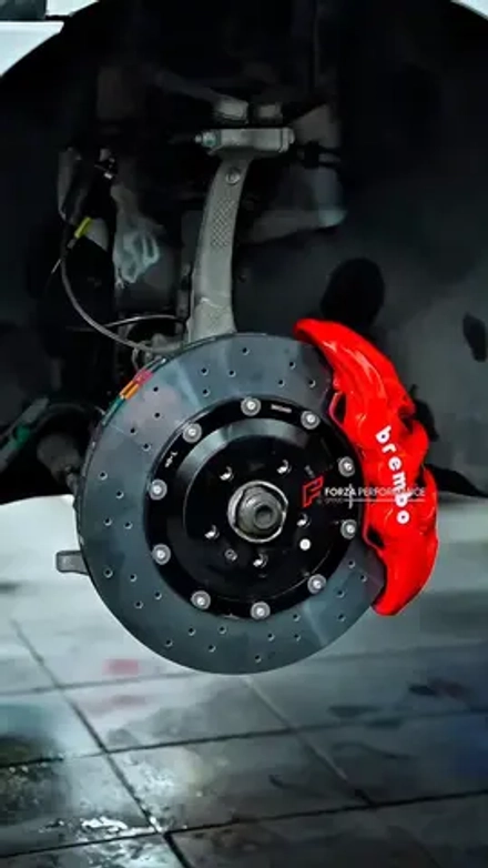 Карбон керамическая тормозная система для PORSCHE MACAN 2021 - 2024 Порше Тормоза Суппорт Тормозные диски Колодки