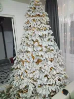 Заснеженная елка «Камчатская» (Литая+пвх) 150 см / 1.5 м