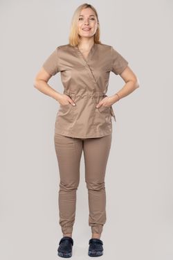 Костюм медицинский женский 386 ПЕСОЧНЫЙ