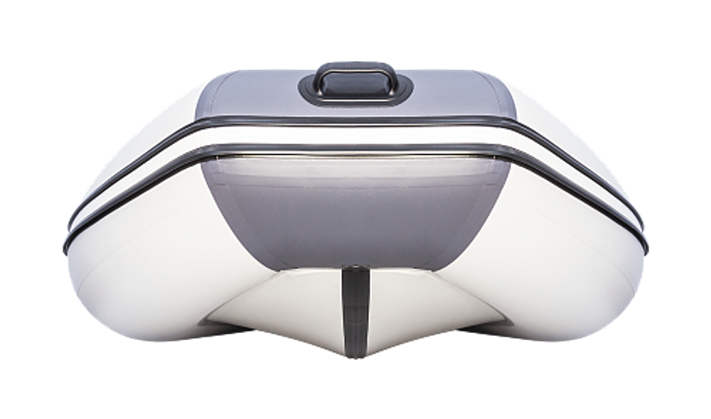 Лодка ПВХ Ривьера Компакт 3600 СК «Комби» светло-серый/графит