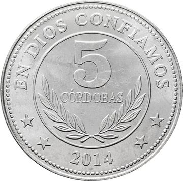 5 кордоб 2014 Никарагуа