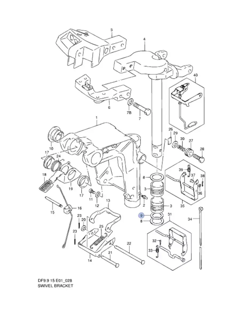Уплотнительное кольцо для лодочных моторов 09280-27004-000