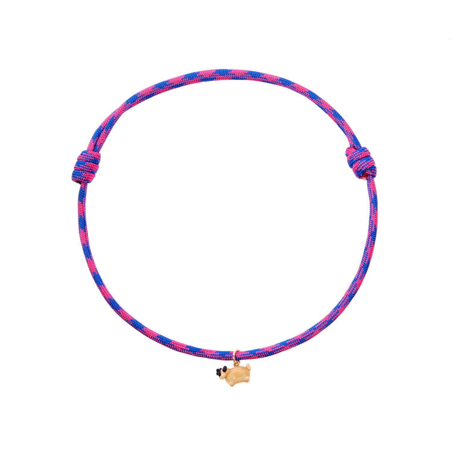 Колье Knitted Cutie Necklace - Pug