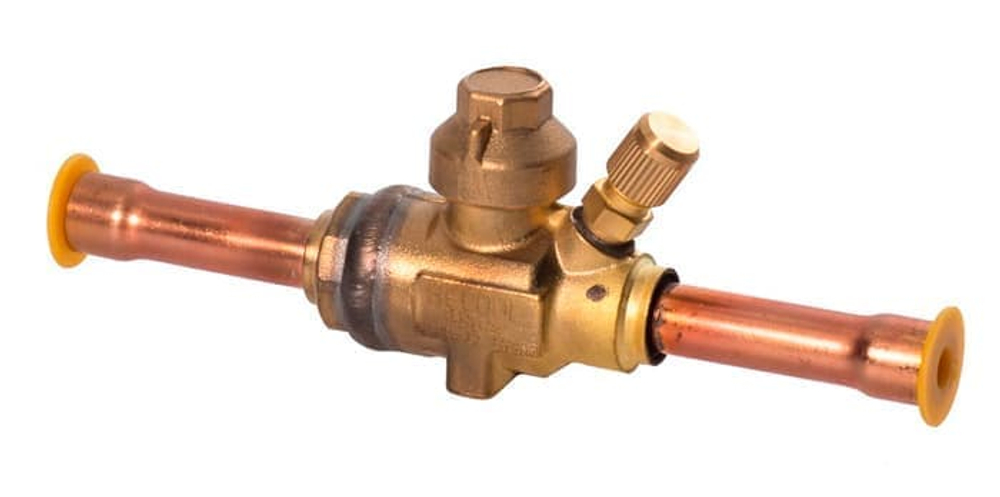 Вентиль шаровый 1/4" Becool BC-BVa-14 с серв. штуцером