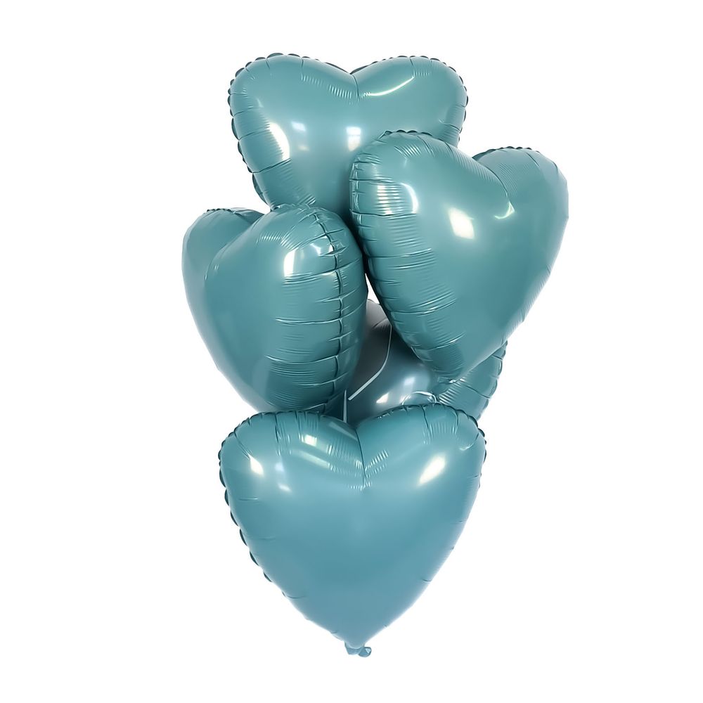 Шар (19''/48 см) Сердце, Бриз, 1 шт.