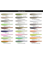 Приманка силиконовая Keitech Shad Impact 4", 5,2г, цвет #440 Electric Shad, 3 упаковки по 8 штук