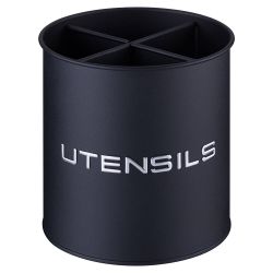 ПОДСТАВКА AGNESS ПОД КУХОННЫЕ ПРИБОРЫ, 14*15 СМ, ЦВЕТ: BLACK