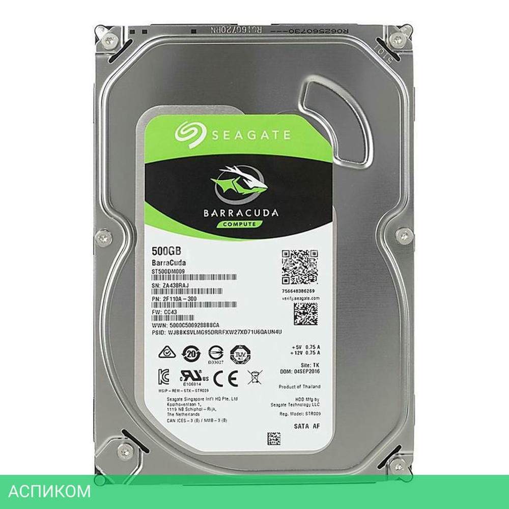 Жесткий диск Seagate 500GB ST500DM009