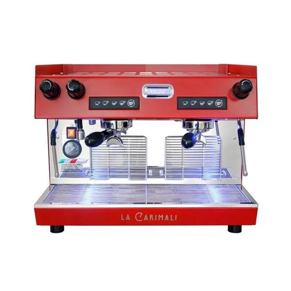 Кофемашина Nimble E2 BLACK WITH LIGHT (2 гр автомат, высокие гр, цвет КРАСНЫЙ)
