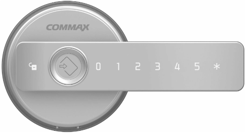 Замок  COMMAX CDL-100WL SIL