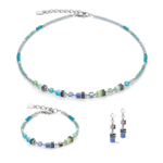 Серьги-пусеты Coeur de Lion Blue-Green 4562/21-0705
