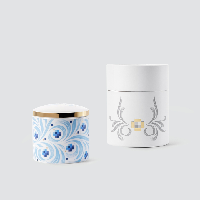 Емкость для хранения Farforite «Фольклор» в подарочном тубусе