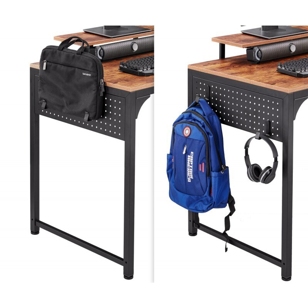 Стол письменный (для компьютера) EUREKA ZX-SS120B-RBB, Brown (ZX-SS120B-RBB)