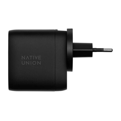 Сетевое зарядное устройство Native Union мощностью 67 Вт (2 USB-C) (GaN) Мощный адаптер питания. Есть поддержка PD