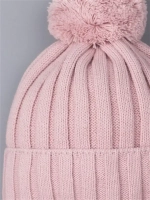 Шапка для девочки на завязках осенняя