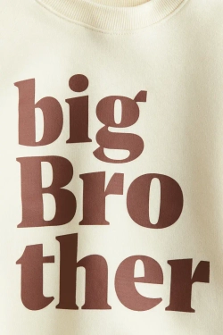 H&M Толстовка с круглым вырезом, светло-желтый