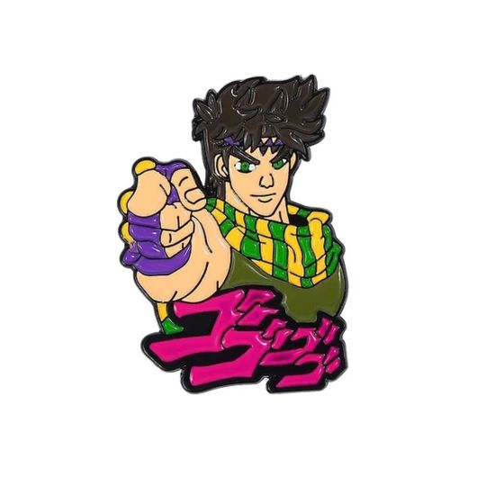 Значок металлический ДжоДжо Джозеф, р-р 4,8х3см