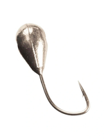 Мормышка Helios вольфрамовая Капля с отверстием граненая 3мм 0,45гр SIL кембрик, камень, подмазка фосфорная (MW-5130ACP-SIL)