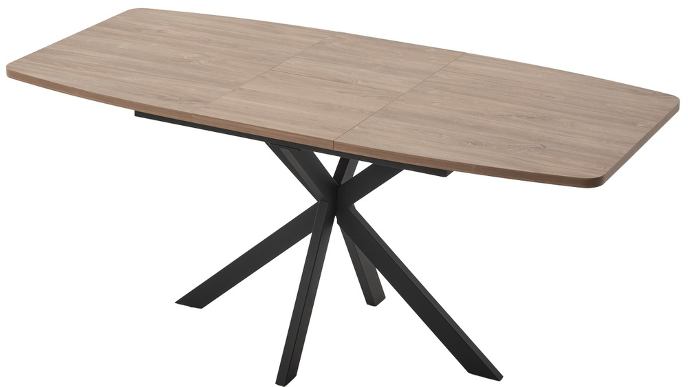 Стол М-City DISAUR Аризона 130 Дуб Кунео, Черный каркас