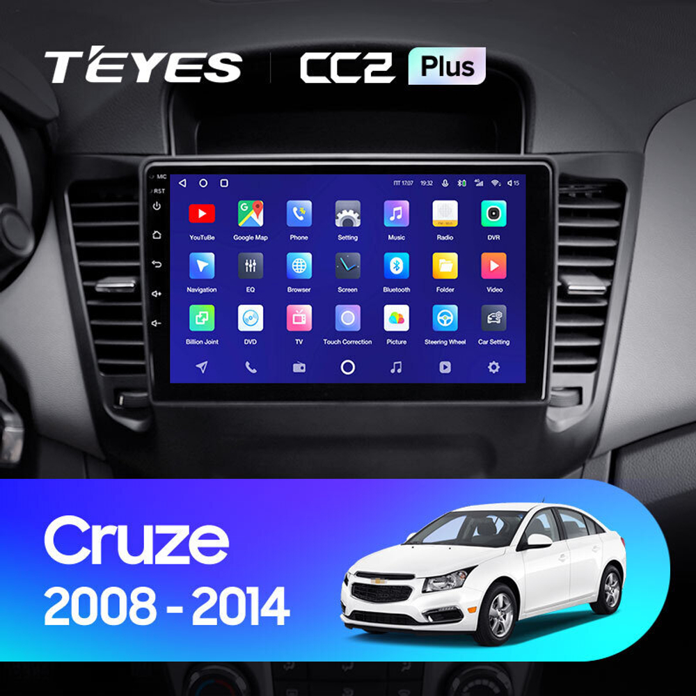 Teyes CC2 Plus 9" для Chevrolet Cruze 2008-2014