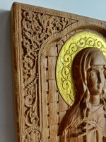 Освященная Икона Св. Татьяны Великомученицы 17.8х14см дуб