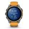Garmin Fenix 8 51 мм AMOLED Sapphire – титановый корпус, оранжевый ремешок