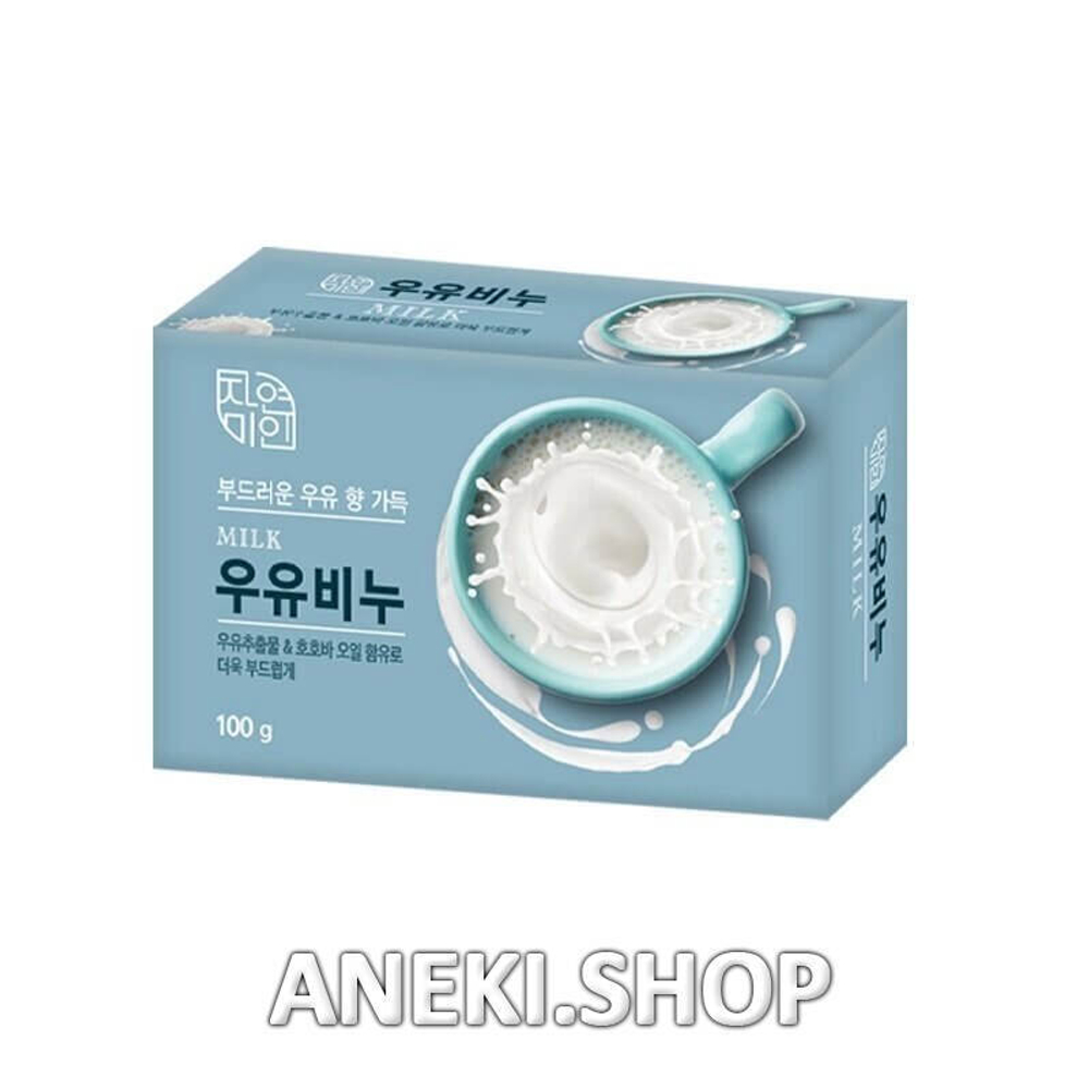 Мыло для лица и тела с молочными протеинами 100 г Mukunghwa Pure Milk Soap