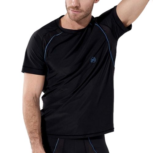 Мужская футболка черная HOM Sports Lab 40-3046-0004