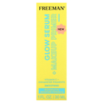 Freeman Beauty, Glow Serum + Makeup Primer, разглаживающая, 30 мл (1 жидк. унц.)