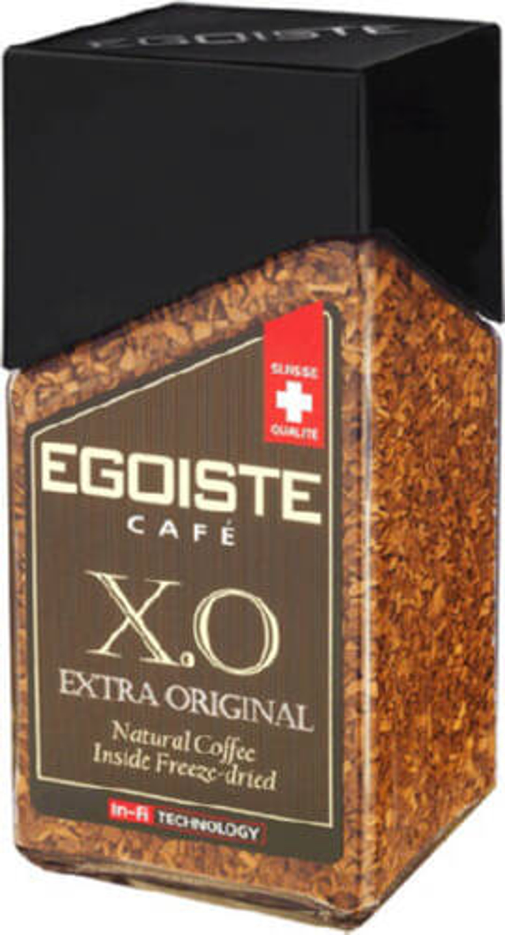 Кофе растворимый с молотым Egoiste XO 100 г.